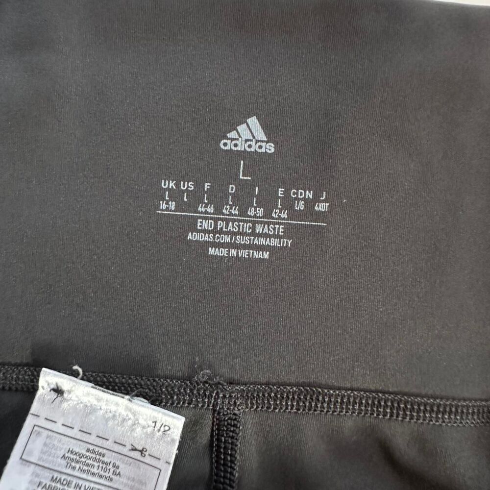 Adidas Women's Black Shorts Size: L - Picture 4 of 5